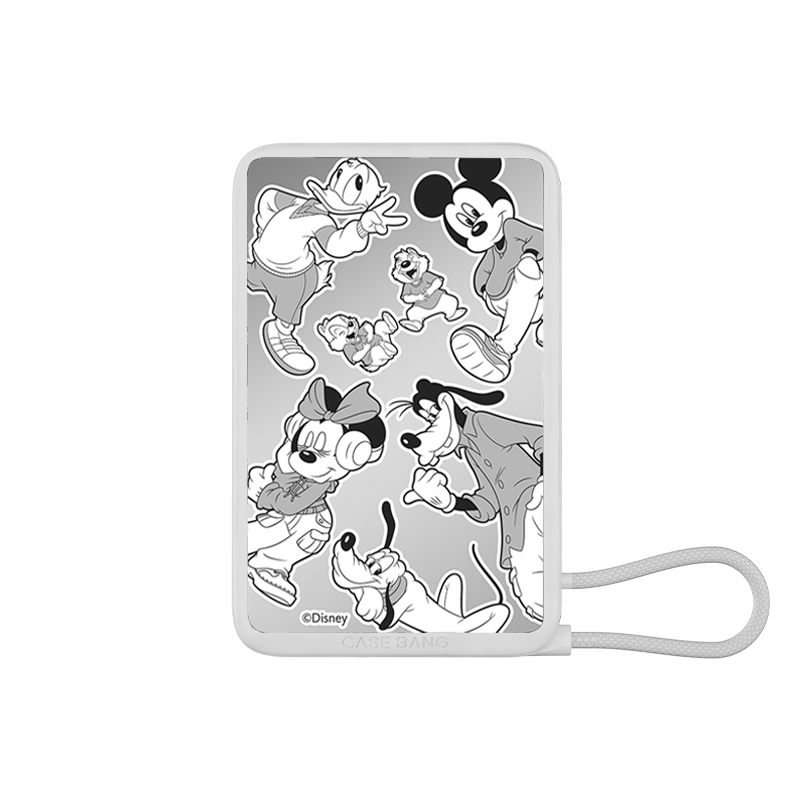 Mickey and Friends Power Bank Build-in Cable
