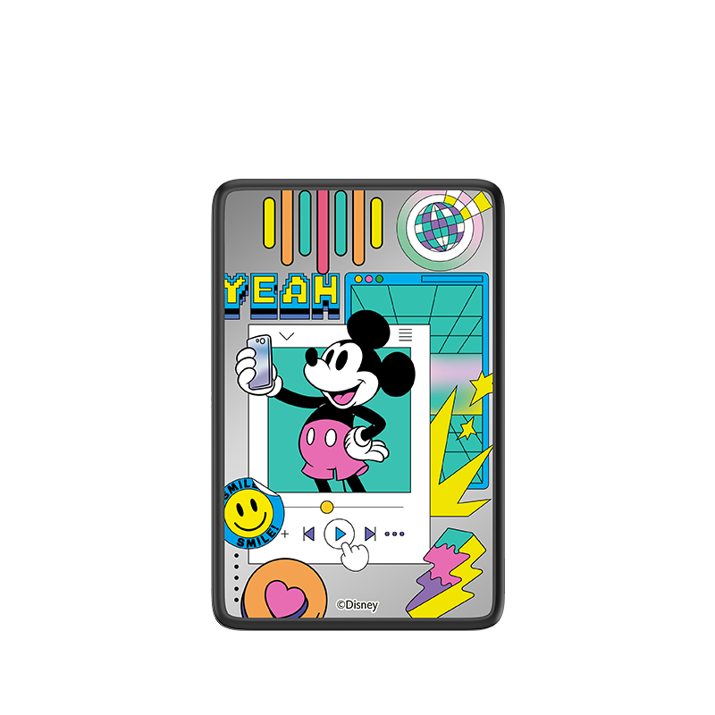 Social Media Mickey Magnetic Power Bank