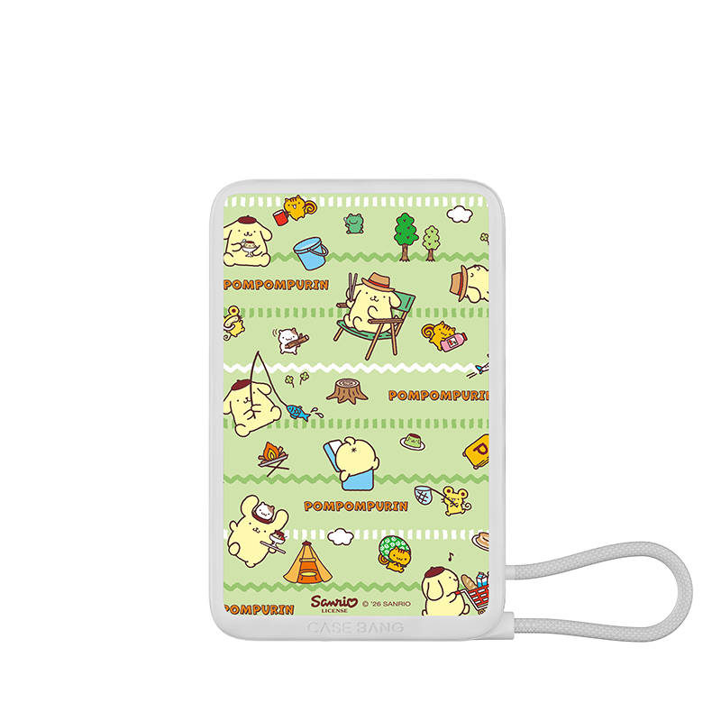 Pom Pom Purin 2.0 Series Power Bank Built in Cable