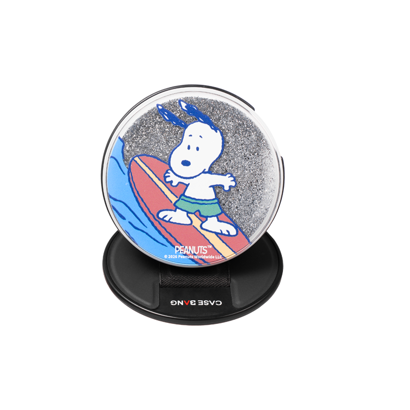Snoopy Surf Ride Glitter MagSafe Grip Stand