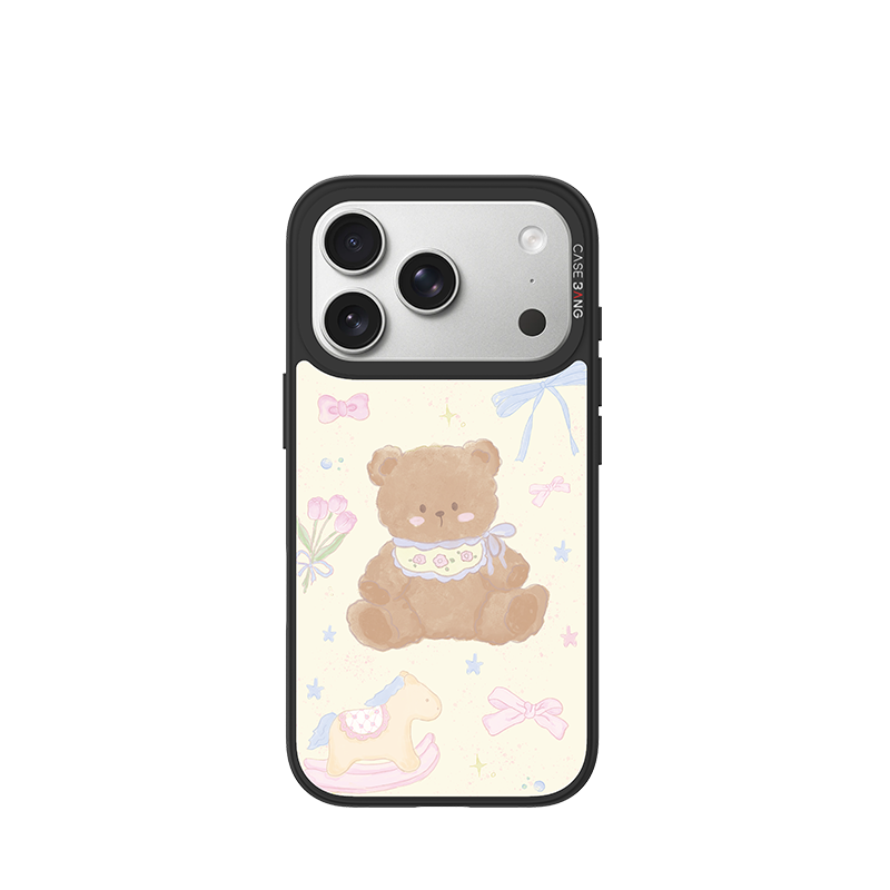 BUTTER BEAR Glossy Mirror Case