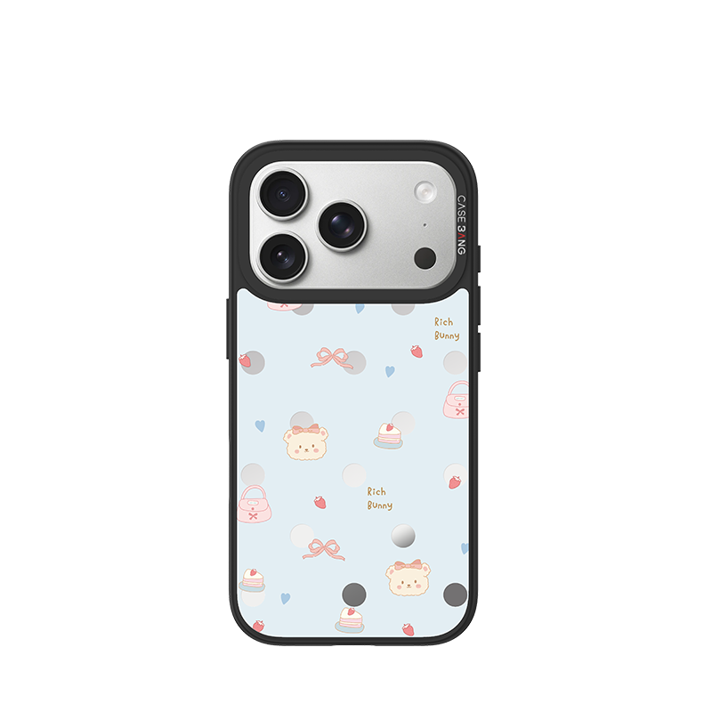SEA SALT BEAR Glossy Mirror Case
