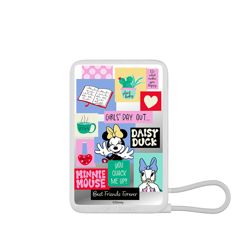 Mickey and Friends 5.0 Series Power Bank Built in Cable