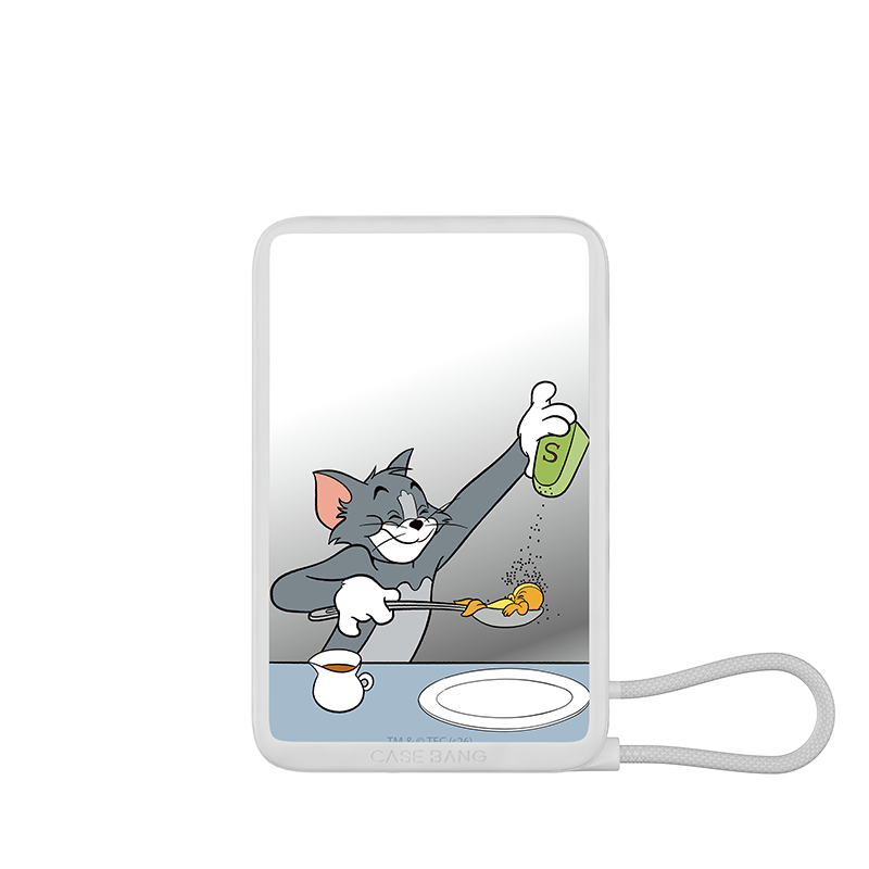 Tom and Jerry 2.0 Series Power Bank Built in Cable