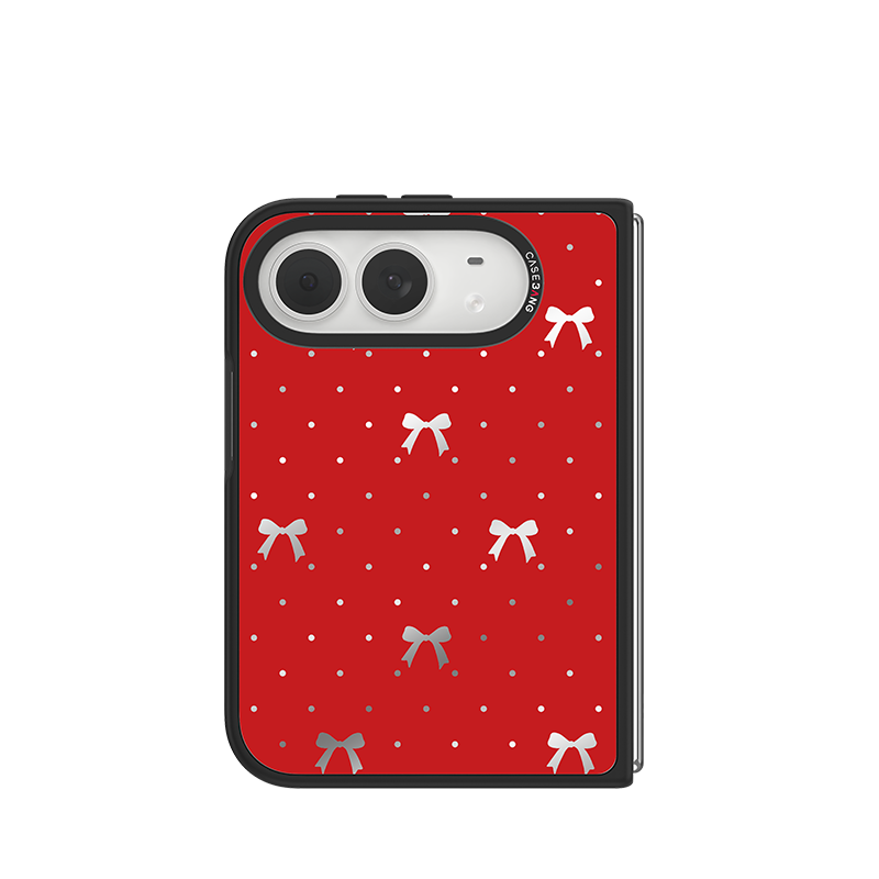 Classic Red Bow iPhone Duo