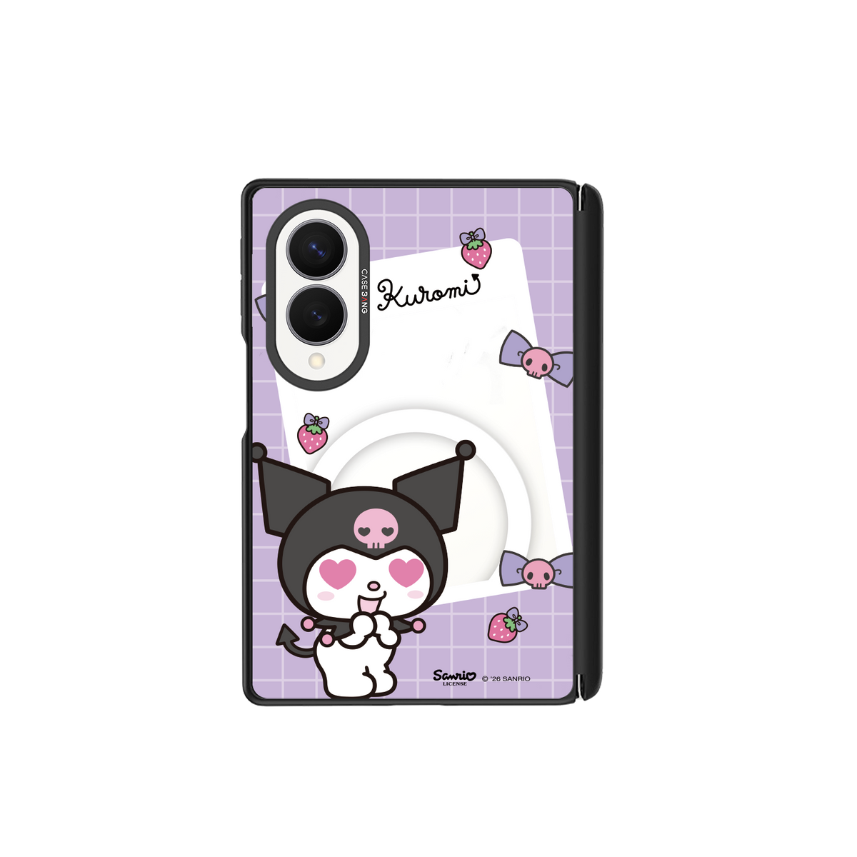 Purple Kuromi Letter Galaxy Z Fold8