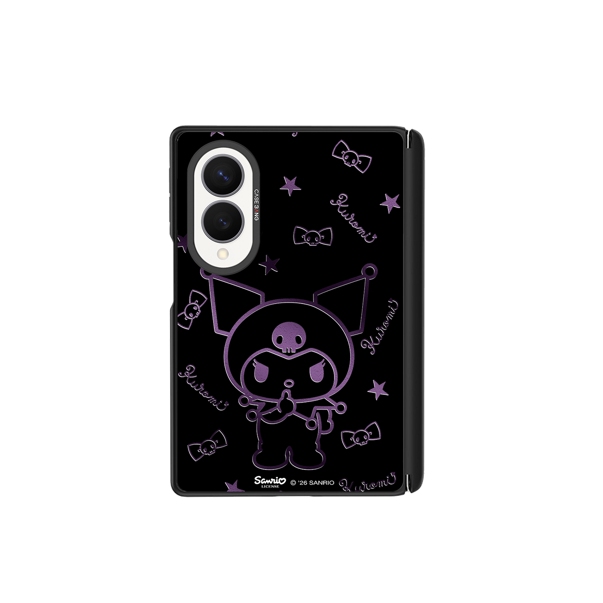 Neon Outline Kuromi Galaxy Z Fold8