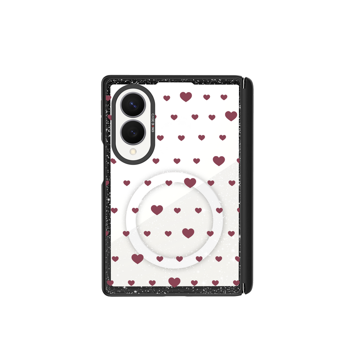 Red Heart Galaxy Z Fold8