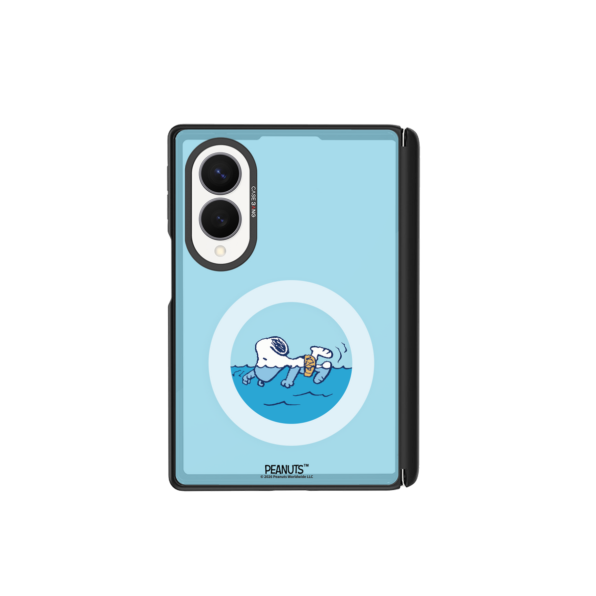Galaxy Z Fold8 Snoopy Swim Time Back Cover