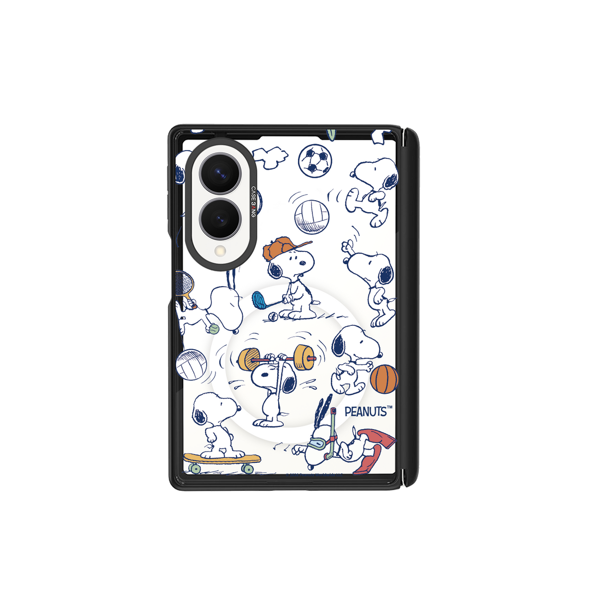 Galaxy Z Fold8 Snoopy Sports Party Back Cover