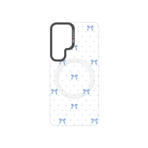 Blue Bow Snap-On Phone Case