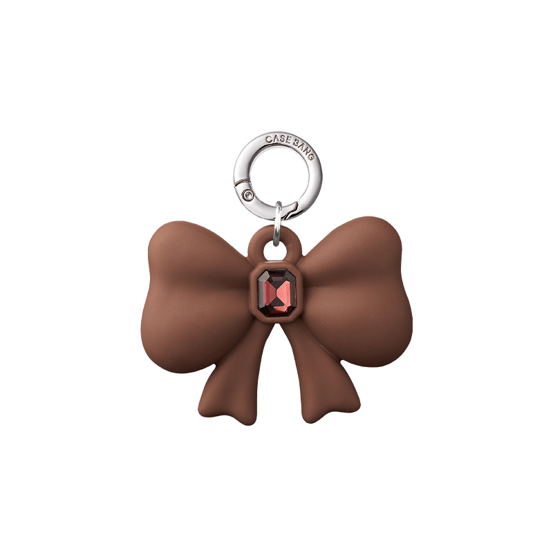 Chocolate Brown Bow Pendant - CaseBangWrist AccessoryCaseBang
