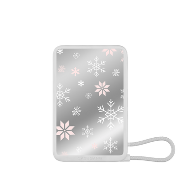 Christmas Series Power Bank Build - in Cable - CaseBangPower BankCaseBangIcy Pink Snowflake/For Lightning