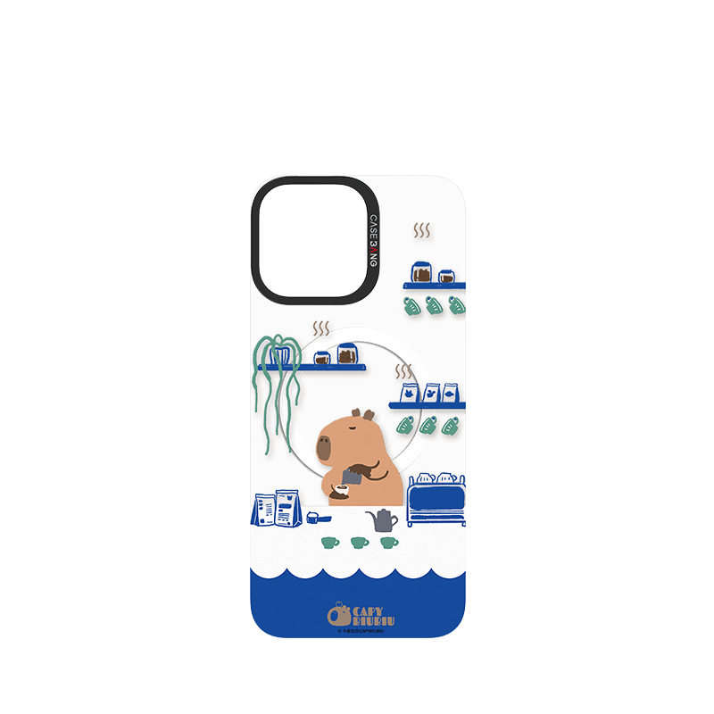 Coffee Capybara Imagisnap - CaseBangImagisnapCaseBangiPhone 16 Pro MaxBack Cover