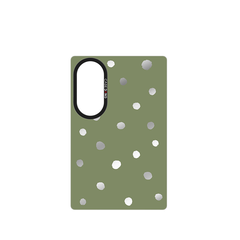 Apricot Yellow Polka Dots Snap-On Case for Galaxy Z Fold8
