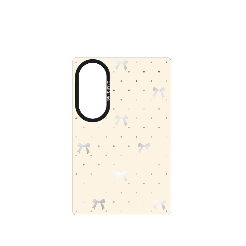 Milkshake White Bow Snap-On Case for Galaxy Z Fold8
