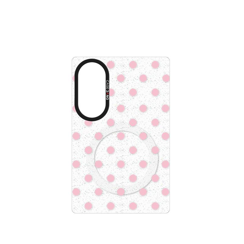 Pink Polka Dots Snap-On Case for Galaxy Z Fold8