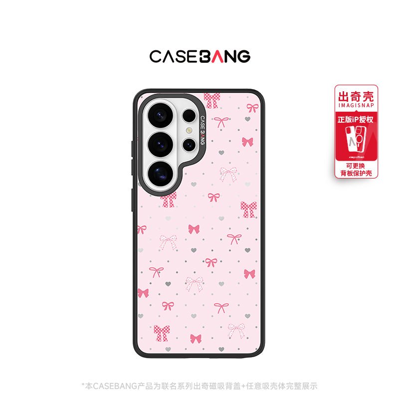 Heart Bow Snap - On Phone Case - CaseBangImagisnapCaseBangSamsung S26Back Cover+Base Case