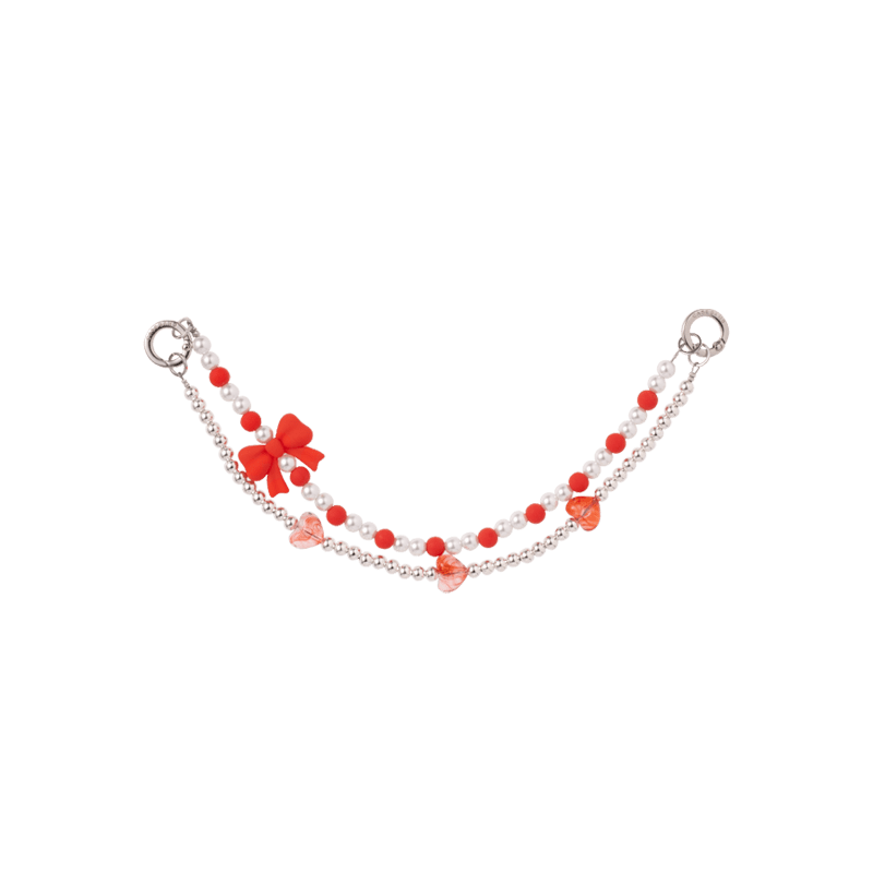 Lovely Bow Phone Hand Charm - CaseBangHand CharmCaseBangRed