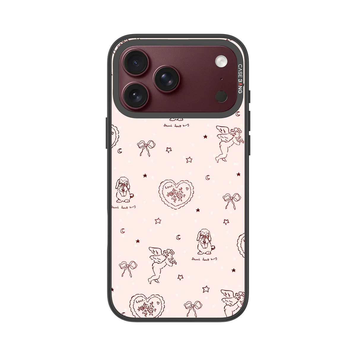 Heart Password Snap-On Case — iPhone 18 Pro Max — Complete Case Set