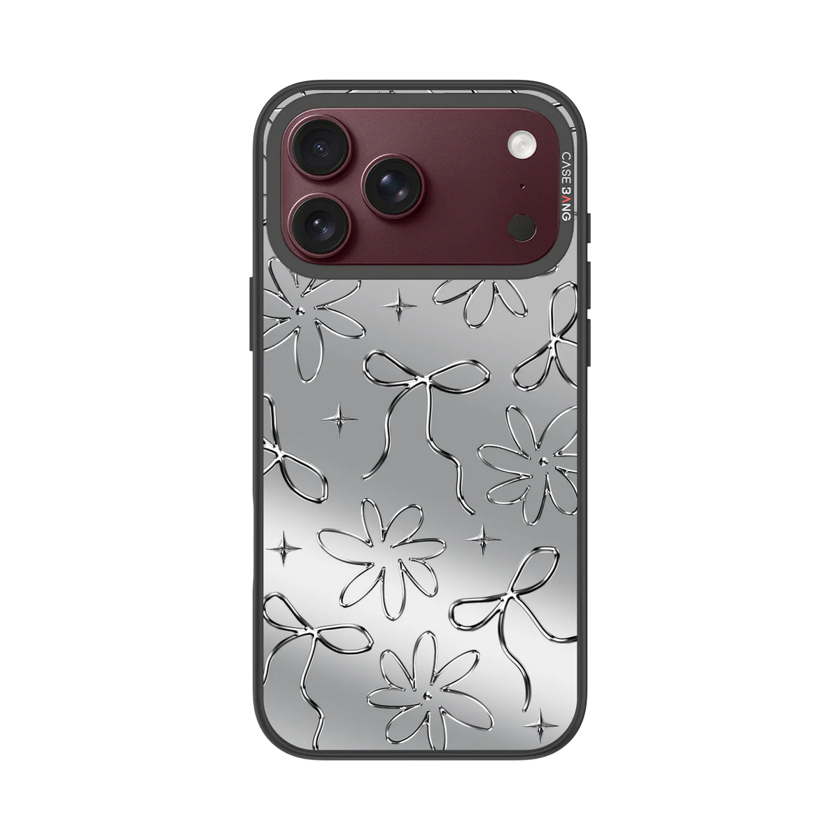 Empty Silvery Snap-On Case — iPhone 18 Pro Max — Complete Case Set