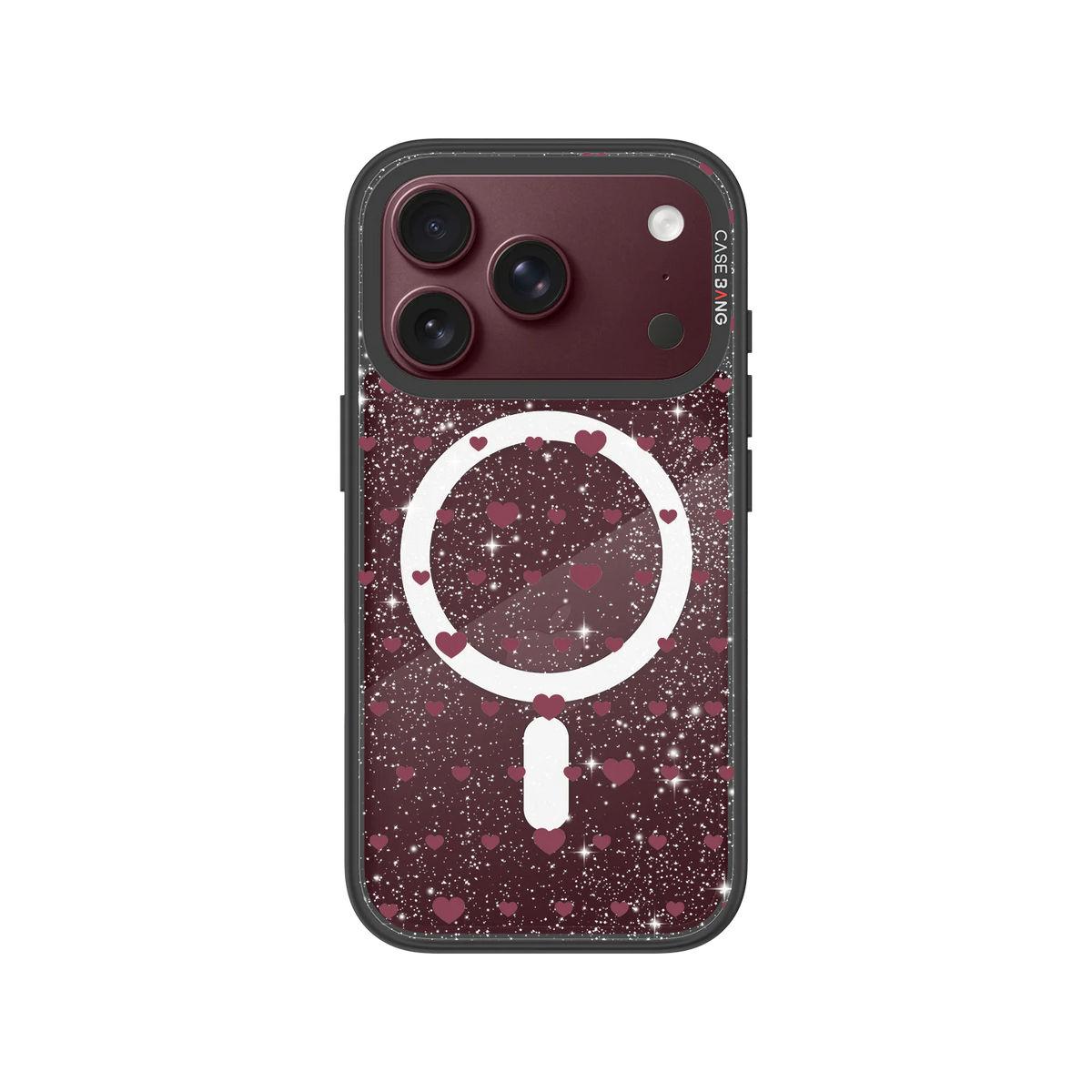 Red Heart Snap-On Phone Case — iPhone 18 Pro — Complete Case Set