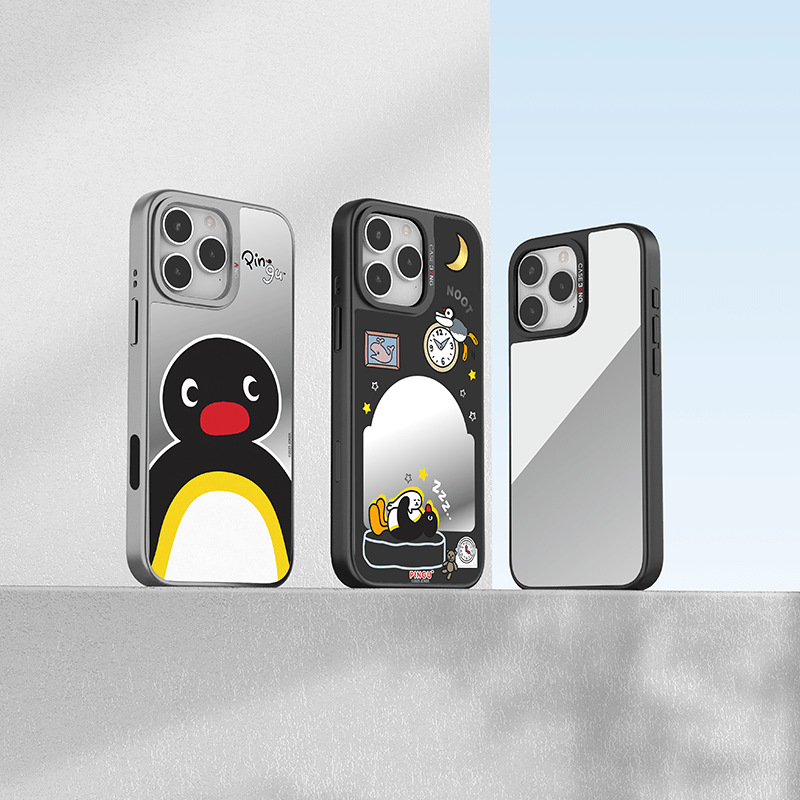 Pingu Series Silver Unijoy - CaseBangUnijoyCaseBangPingu SelfieiPhone 14 Pro