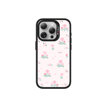Pinky Tulips MagSafe Snap-On Case for iPhone - CaseBang