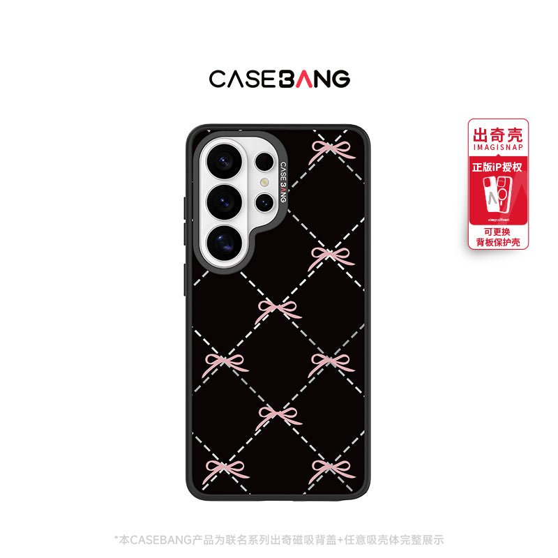 PLAID BOW Snap - On Phone Case - CaseBangImagisnapCaseBangSamsung S26Back Cover+Base Case