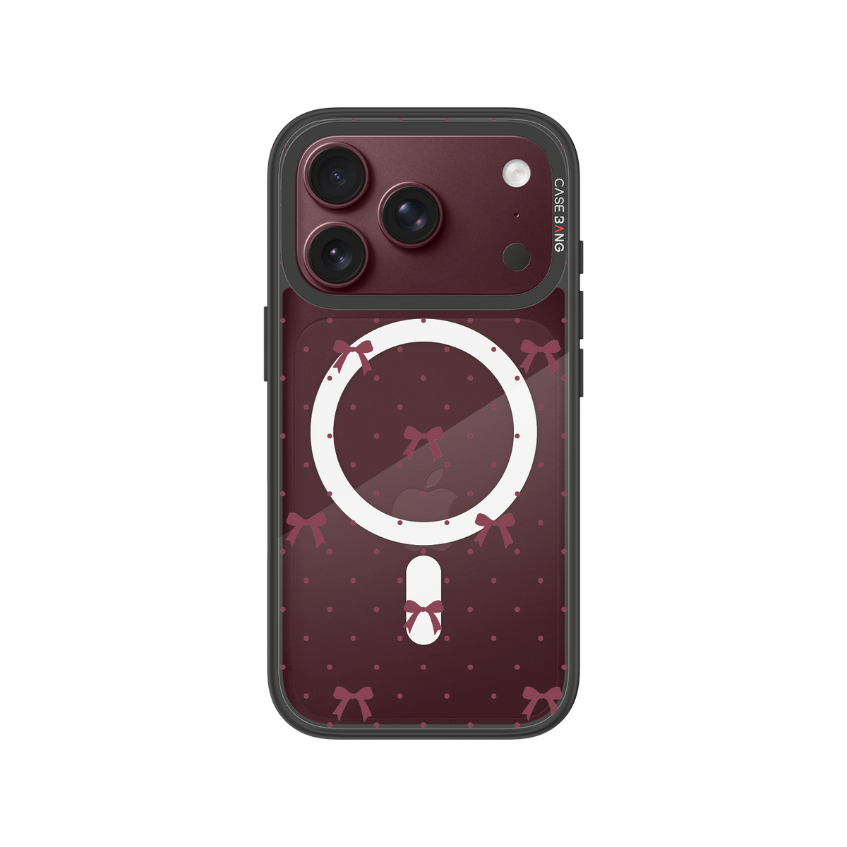 Red Bow Snap-On Phone Case