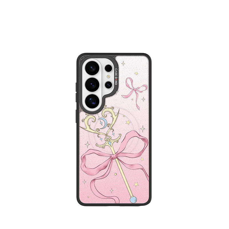 Magic Wand Bow Snap-On Phone Case Samsung S26 Ultra full case