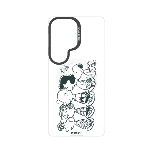 Snoopy Friends Sketch snap-on phone case cover for Samsung S26 Ultra – Snoopy | CaseBang