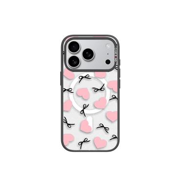 Sparkling Pink Bow interchangeable Snap-On phone case cover