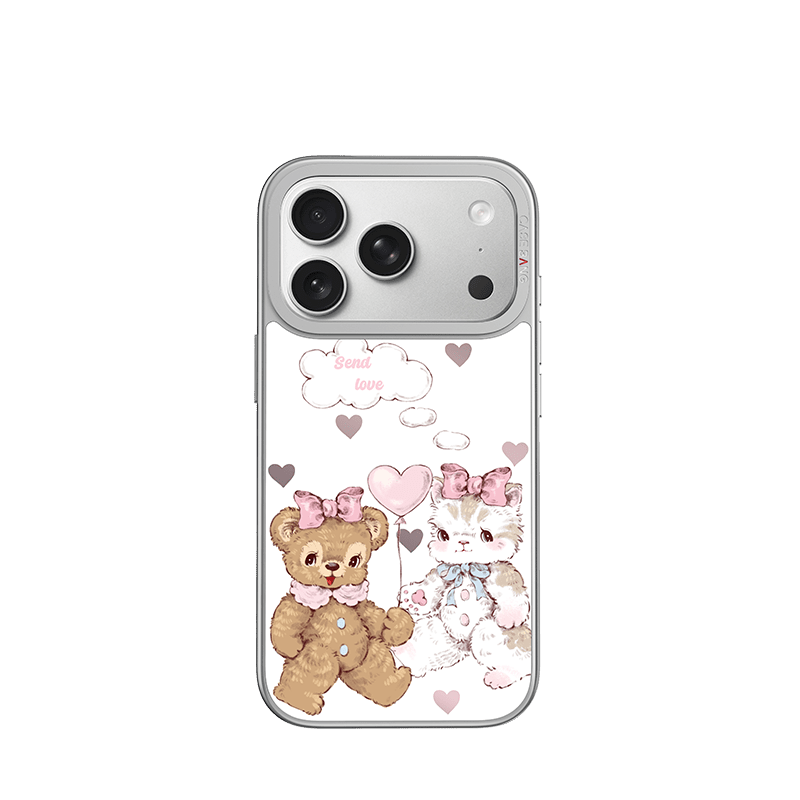 Sweet Dreams Series Silver Unijoy - CaseBangUnijoyCaseBangCAT AND BEARiPhone 14 Pro