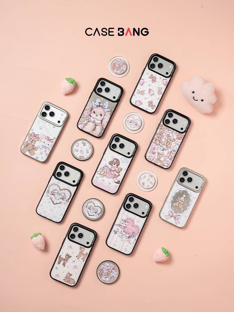 CASEBANG Plaid and Stars, Sweet Dreams and Bow Base phone case styles