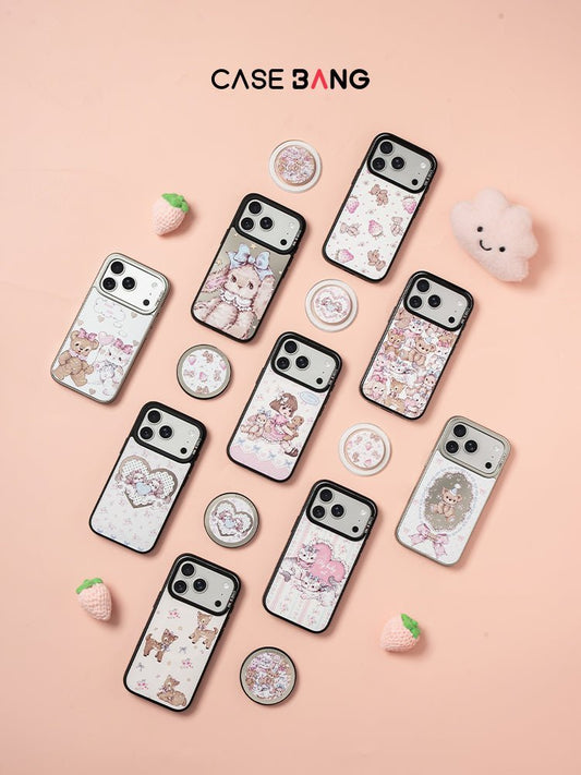 CASEBANG Plaid and Stars, Sweet Dreams and Bow Base phone case styles