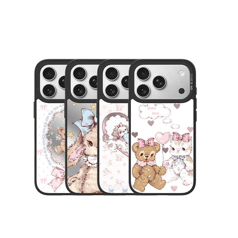 Clear phone case showing yellowing and discoloration over time