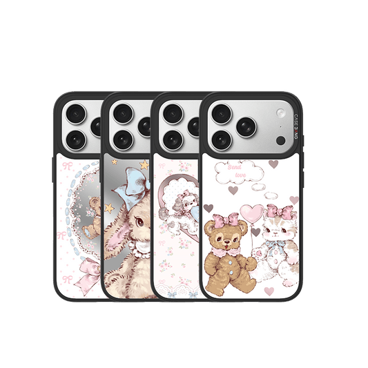 Clear phone case showing yellowing and discoloration over time