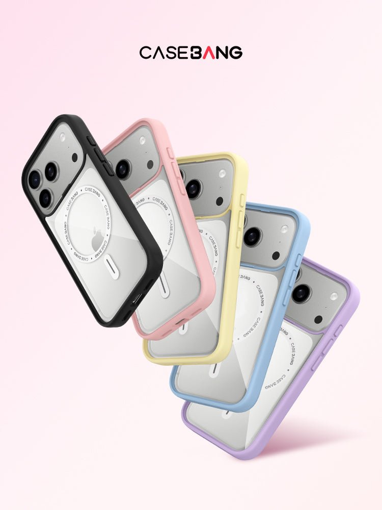 CASEBANG Base Case colors paired with Snap-On Covers