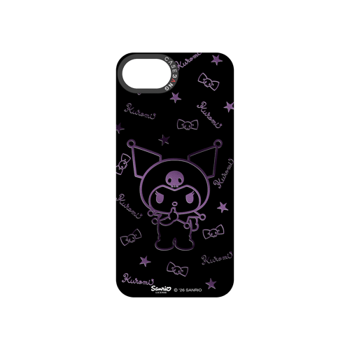 Neon Outline Kuromi Snap-On Phone Case