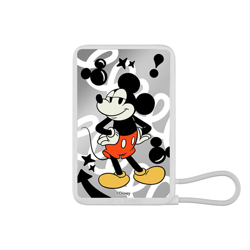Mickey and Friends Power Bank Build-in Cable