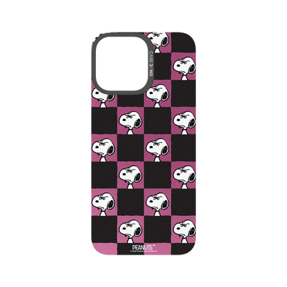 Snoopy Checkerboard Snap-On Phone Case