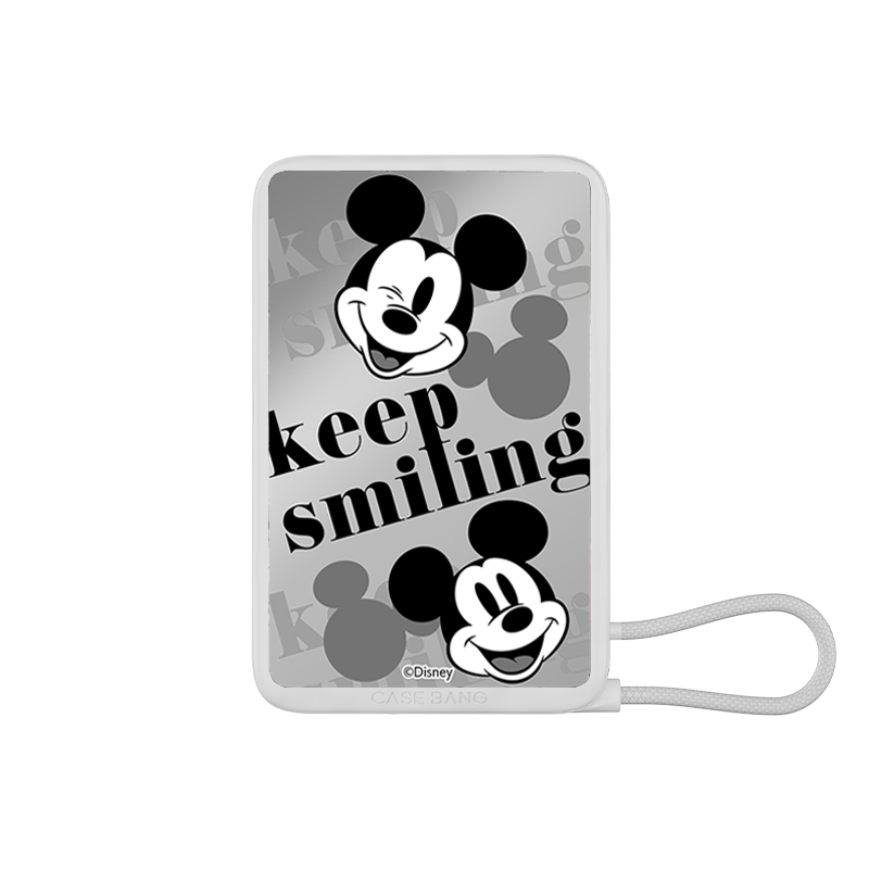 Mickey and Friends Power Bank Build-in Cable