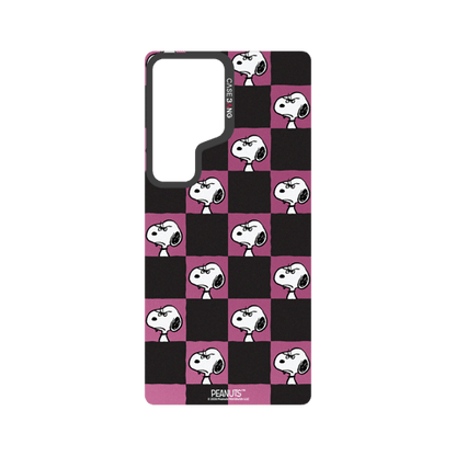 Snoopy Checkerboard Snap-On Phone Case