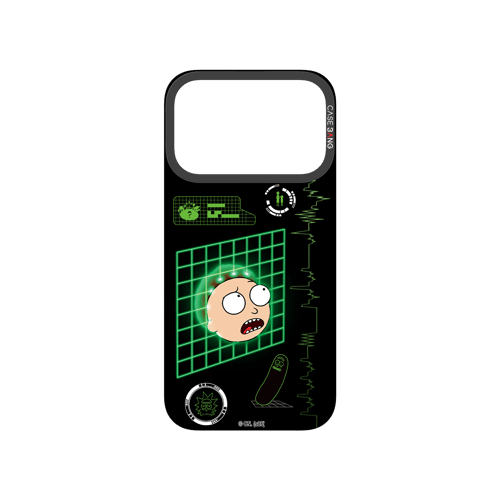 Grid Scan Morty Snap-On Phone Case