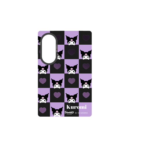 Kuromi Checkerboard Snap-On Phone Case