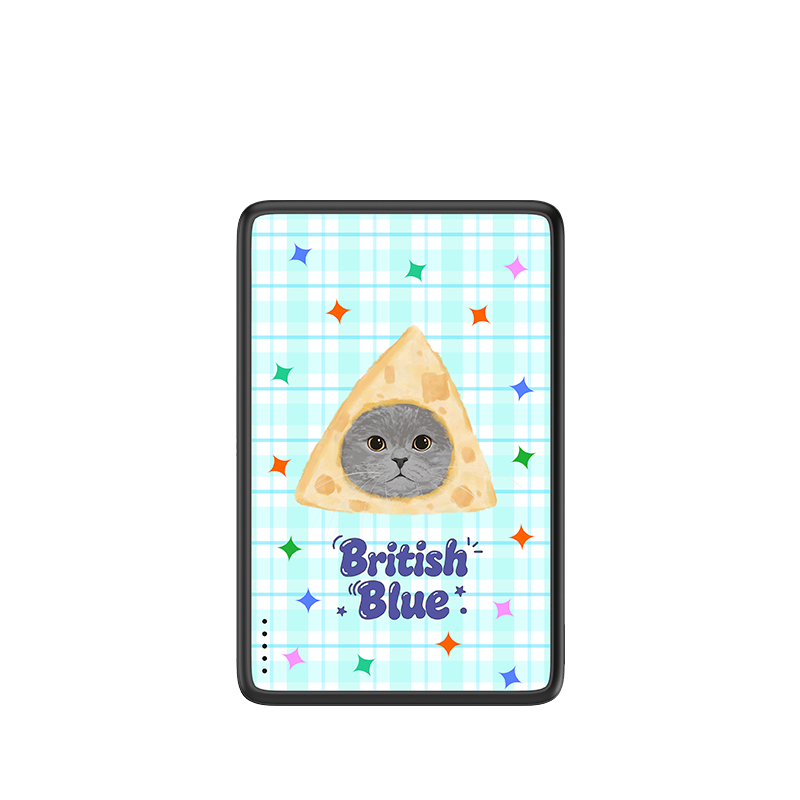 British Blue Magnetic Power Bank