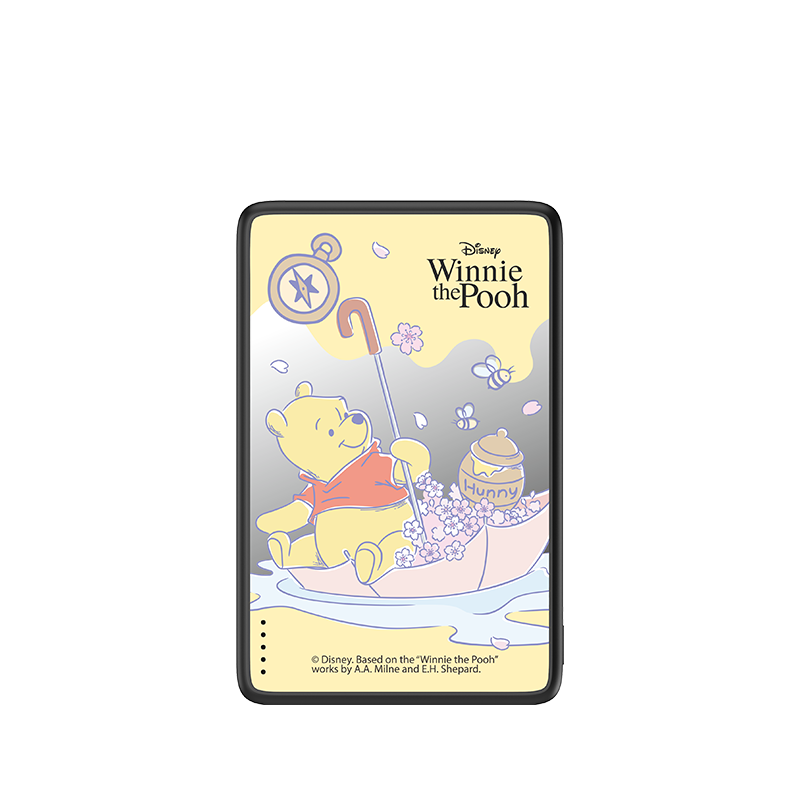 Pooh's Umbrella Flower Magnetic Power Bank