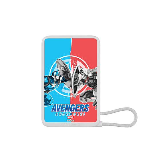Marvel Series Power Bank Built in Cable
