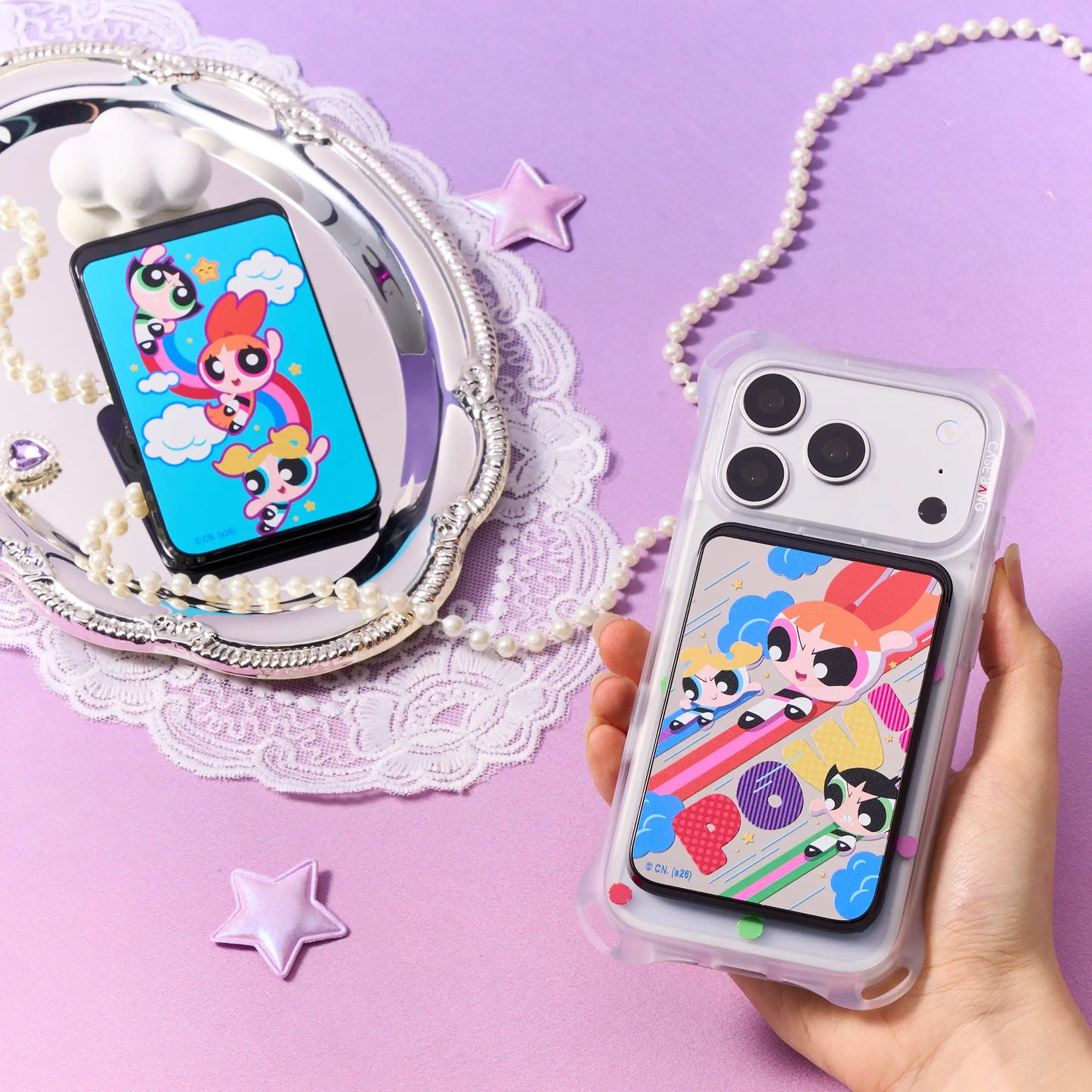 The Powerpuff Girls Magnetic Slide Card Wallet